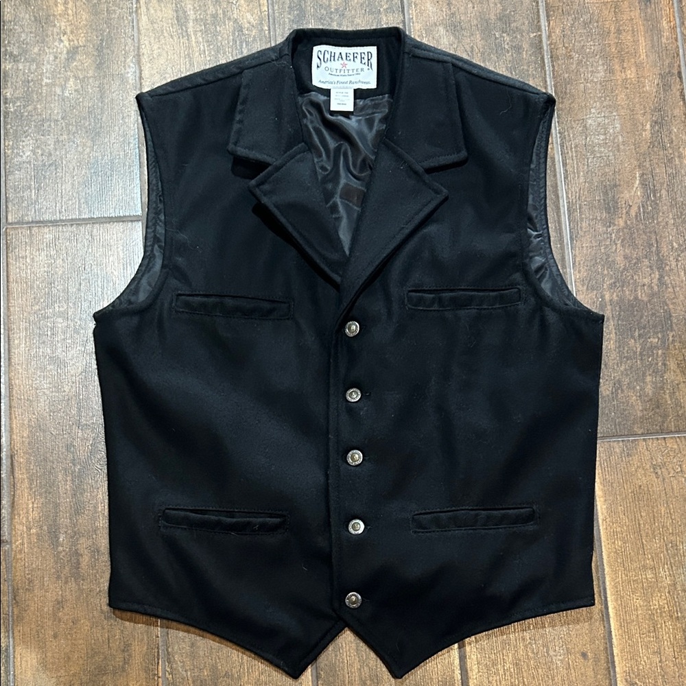 Schaefer Black Men's Vest